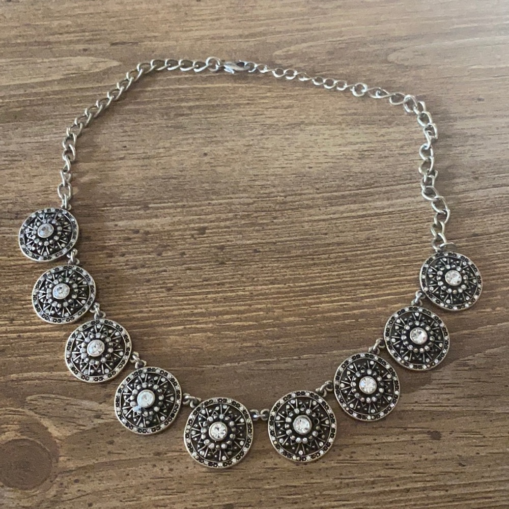 J. Crew gold toned statement necklace